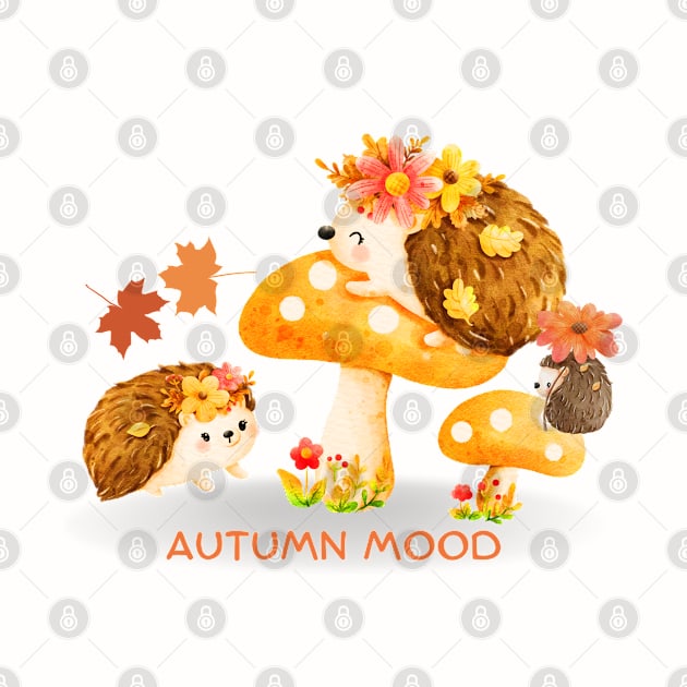 Mushrooms autumn mood by Beyond TShirt