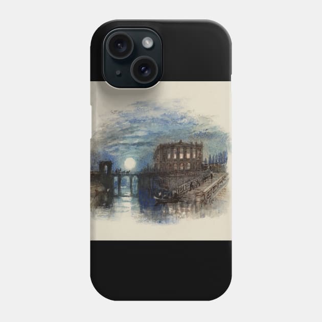 A Villa. Moon-Light (A Villa on the Night of a Festa di Ballo), for Rogers's 'Italy', 1826-27 Phone Case by Art_Attack