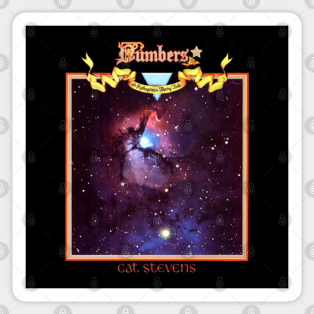 Cat Stevens Numbers Cat Stevens Sticker Teepublic