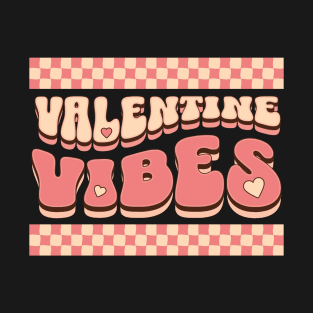 Retro Valentine Vibes Groovy Valentine's Day T-Shirt