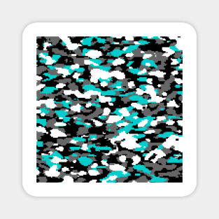 Tidal wave Camo pattern digital Camouflage Magnet