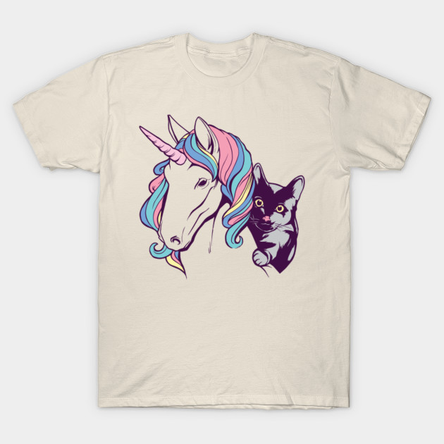 Cat Riding Unicorn Design Cat Riding Unicorn T Shirt Teepublic