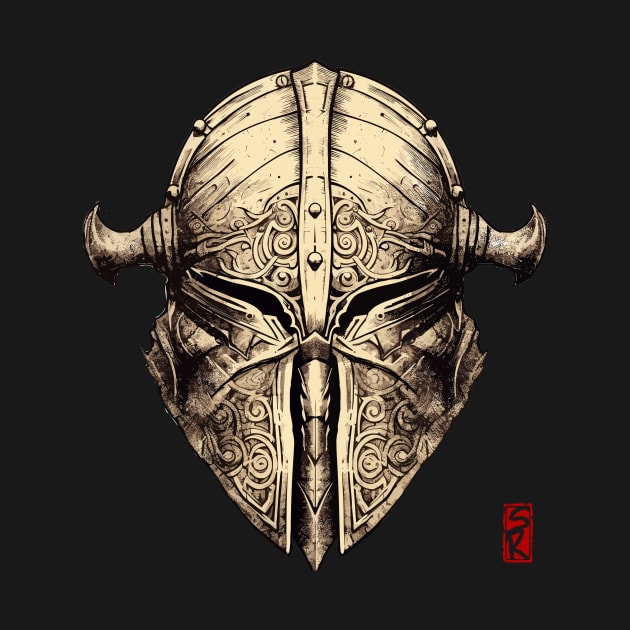 Knight helmet by siriusreno