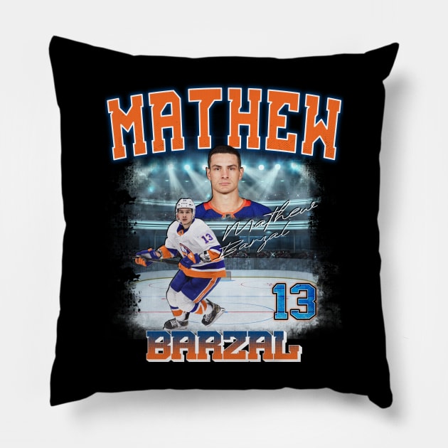 Mathew Barzal Pillow by Rakuten Art