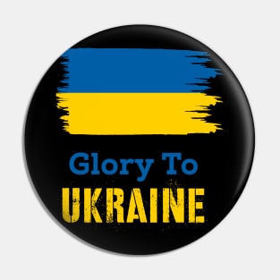 Glory To Ukraine Pin