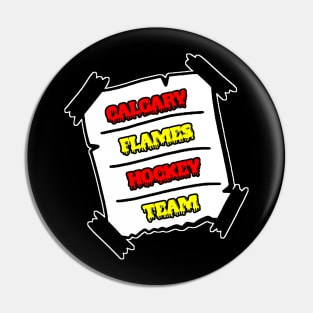 Calgary flames team Pin