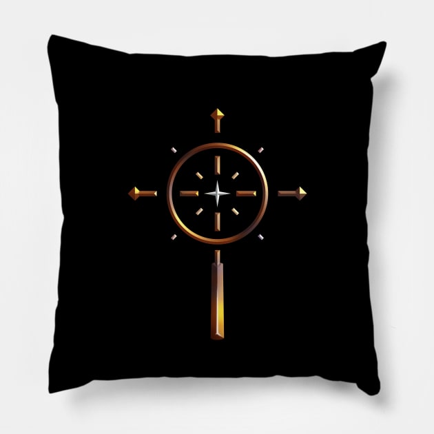 Church Symbol Pillow by GeeTee