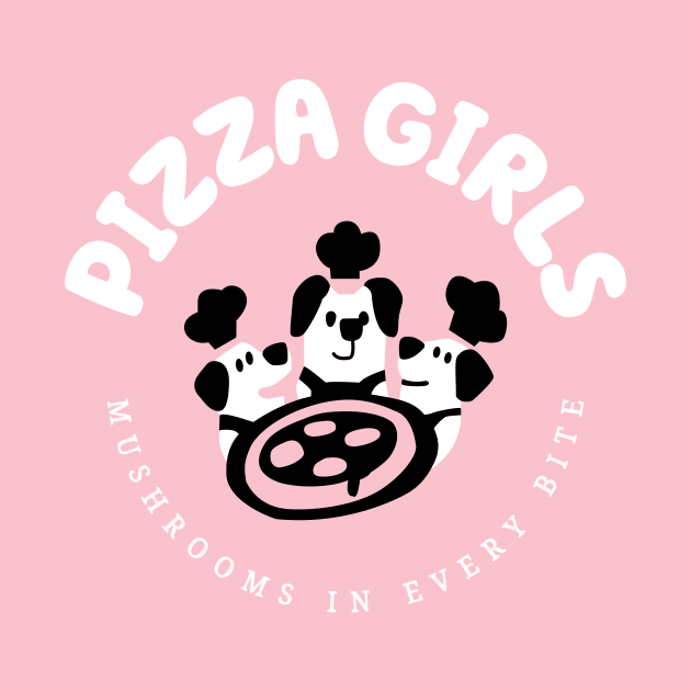 Pizza Girls by Cat Bone Design