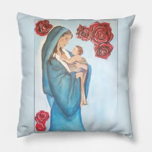 Mother Mary Pillow