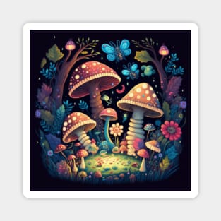 magic mushroom Magnet