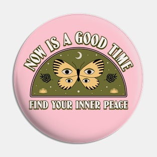 Inner Peace Moth Esoteric Pin