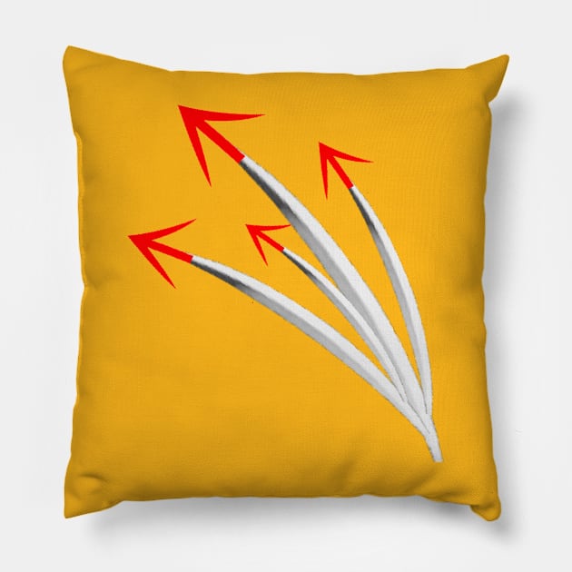 arrows designs Pillow by Dilhani