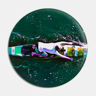 Prone paddleboarder Pin