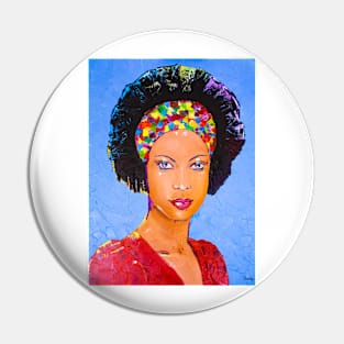 Girl in the neon lights Pin