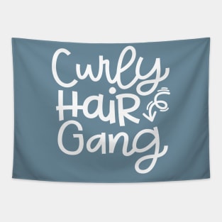 Curly Hair Gang Hairstylist Curly Hair Cute Tapestry