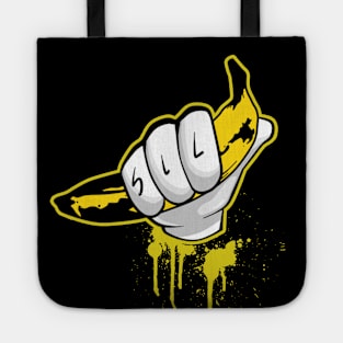 Super playful banana illustration Tote