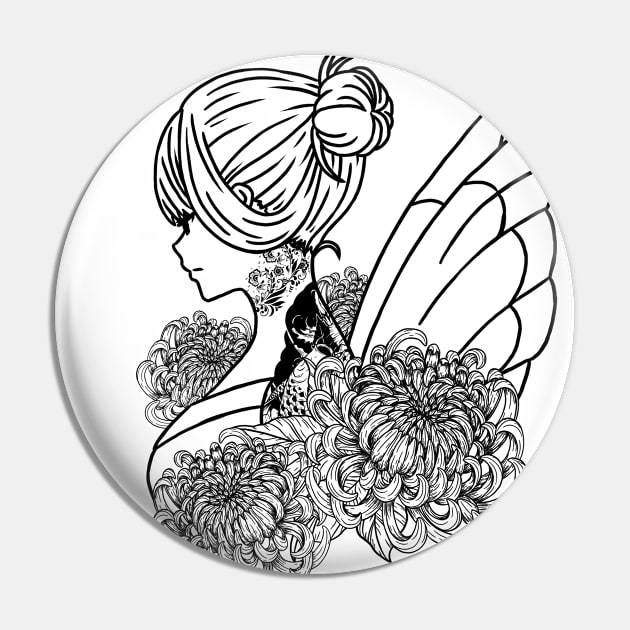 Fairycore Aesthetic Fairy Anime Girl Tattooed Pin by Alex21