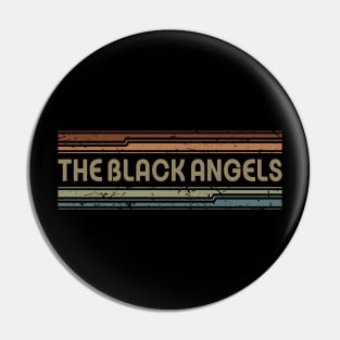 The Black Angels Retro Lines Pin