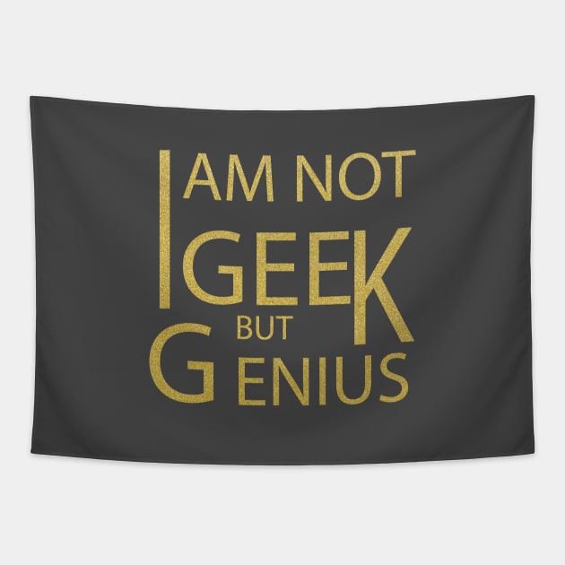 geek genius Tapestry by GloriaArts⭐⭐⭐⭐⭐