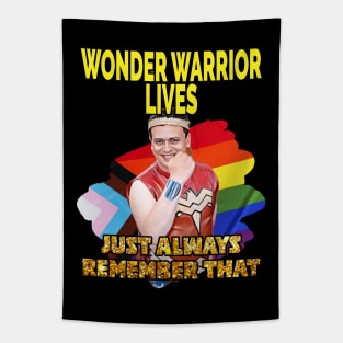 Wonder Warrior Lives Tapestry