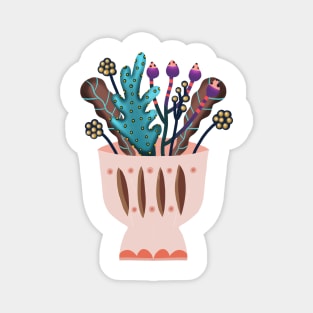 My cup of flowers Magnet