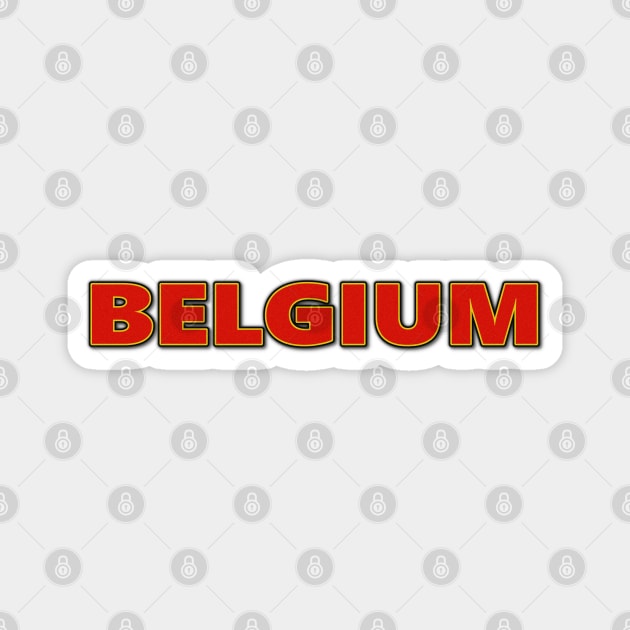 BELGIUM. BELGIQUE. SAMER BRASIL Magnet by Samer Brasil