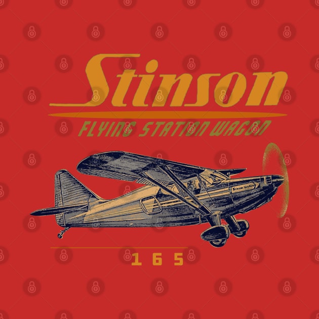 Stinson 165 Aircraft by Midcenturydave