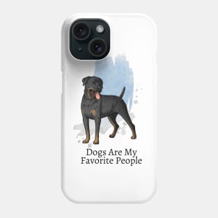 Dogs Are My Favorite People Phone Case