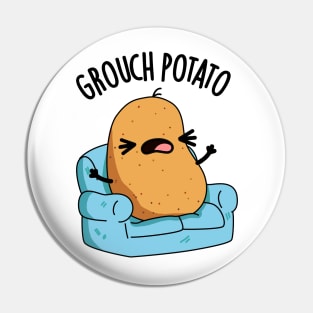 Grouch Potato Funny Veggie Puns Pin