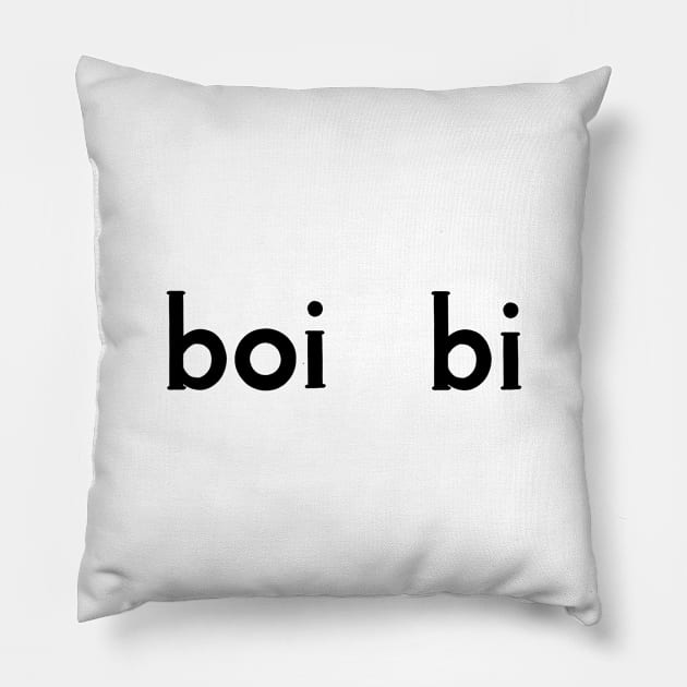 Boi Bi Pillow by megkpart