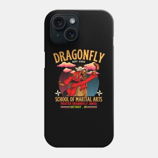 Dragonfly Retro Style Original Aesthetic Tribute 〶 Phone Case