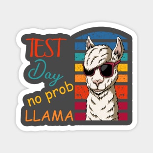 Test Day No Prob-Llama Magnet