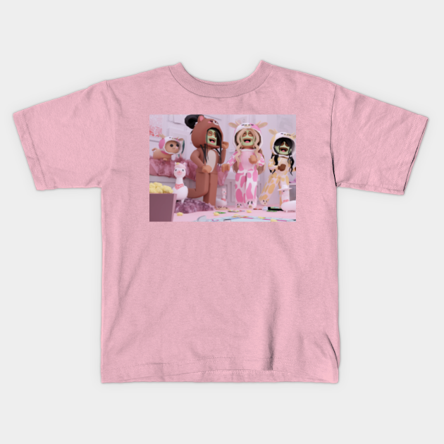 Roblox Girl Slumber Party Roblox Kids T Shirt Teepublic - roblox kids shirt