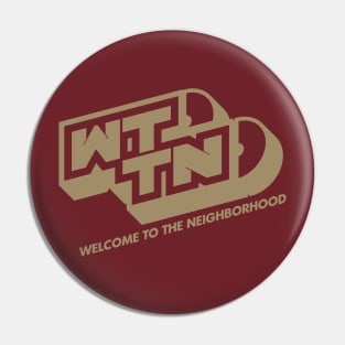 Welcome to the Neighborhood Logo Pin