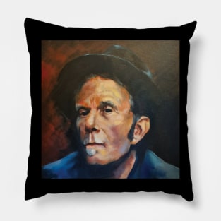 Tom Waits (Painting) Pillow