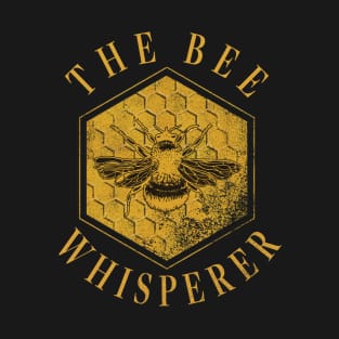 Bee Whisperer Keeper Beekeeping Honeycomb T-Shirt