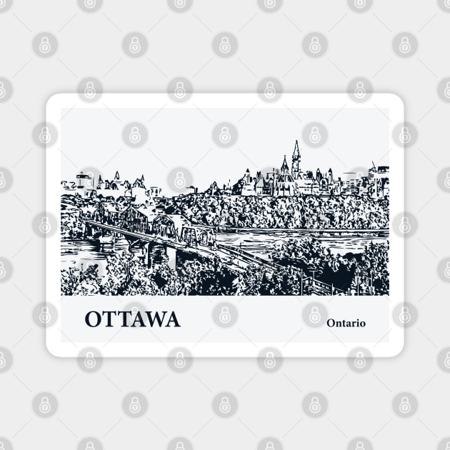 Ottawa - Ontario Magnet by Lakeric