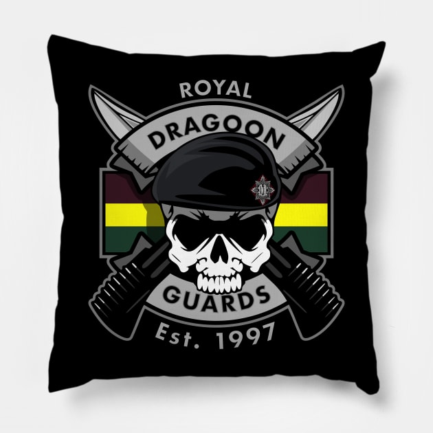 Royal Dragoon Guards Pillow by TCP