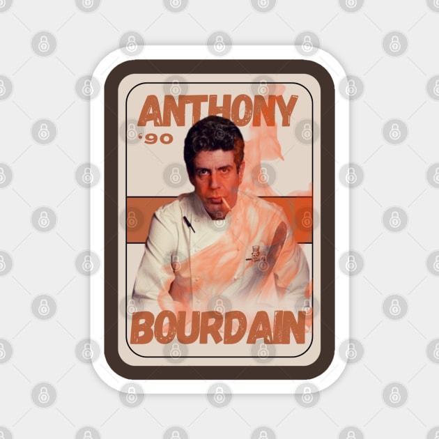 Anthony Bourdain Classic Magnet by Draw One Last Breath Horror 