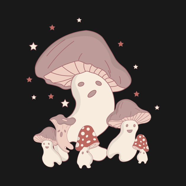 Cute mushrooms by novaya