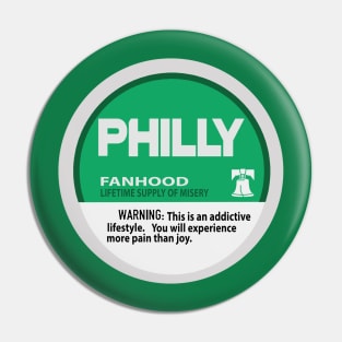 Addicted to Philly Football Pin