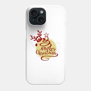 Merry Christmas Cute Deer Phone Case