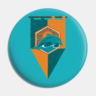 House of Miami Banner Pin