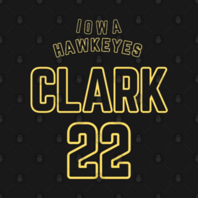 Clark Caitlin 22 Caitlin Clark TShirt sold by Dominga Rack SKU