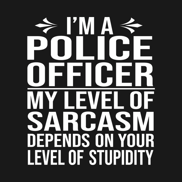 police officer saying funny police officer gift by T-shirt verkaufen