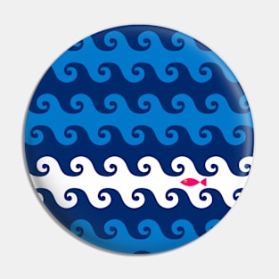 A fish in the sea Pin