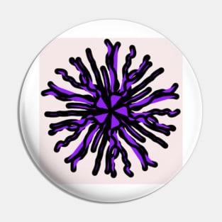 Purple Supernova Pin