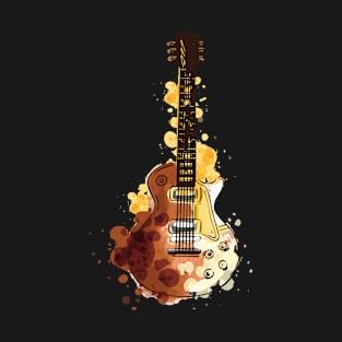 Watercolor Guitar T-Shirt