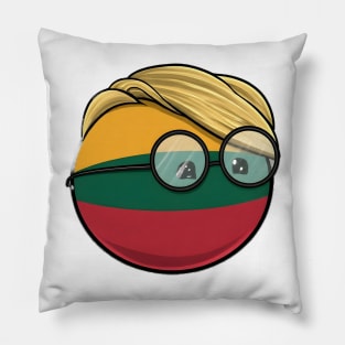 Ingrida Šimonytė Lithuania Polandball Countryball Pillow