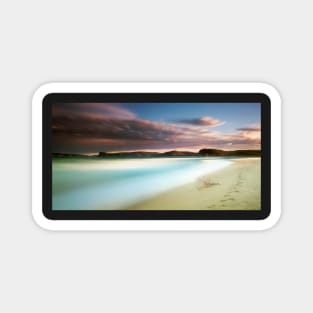 Pastel beach sunset Magnet